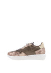 Wonders Odisei Leather Shimmer Trainers, Gold