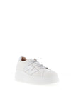 Wonders Zurich Platform Metallic Trainers, White