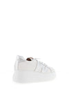 Wonders Zurich Platform Metallic Trainers, White