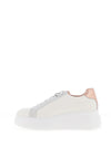 Wonders Astra Metallic Detail Wedge Trainers, White