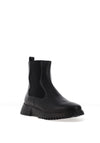 Wonders Wild I Distressed Leather Boots, Black