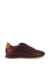 Wonders Zenit Glitter Logo Trainers, Wine