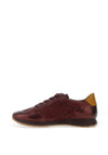 Wonders Zenit Glitter Logo Trainers, Wine