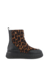 Wonders Wild I Pebbled Leather Zip Up Boots, Wild Black