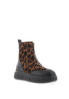 Wonders Wild I Pebbled Leather Zip Up Boots, Wild Black