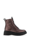 Wonders Bristol Peddled Leather Military Boots, Brown
