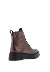 Wonders Bristol Peddled Leather Military Boots, Brown
