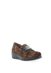 Wonders Suede Leather Slip On Shoes, Brown