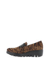 Wonders Suede Leather Slip On Shoes, Brown