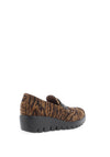 Wonders Suede Leather Slip On Shoes, Brown
