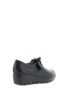Wonders Leather Slip On Patent Bow Detail Shoes, Black