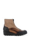Wonders Sasha Metallic Ankle Boot, Taupe