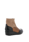 Wonders Sasha Metallic Ankle Boot, Taupe