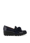 Wonders Romeo Patent Leather Loafers, Navy