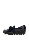 Wonders Romeo Patent Leather Loafers, Navy