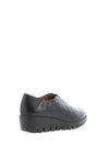 Wonder Croc Effect Patent Leather Slip On Comfort Shoes, Black