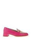 Wonders Sauvag Patent Buckle Loafer, Pink