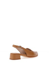 Wonders Maya Smooth Leather Heeled Loafers, Tan