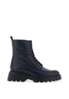 Wonders Atari Leather Laced Ankle Boot, Navy