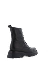 Wonders Atari Leather Laced Ankle Boot, Negro
