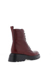 Wonders Atari Leather Laced Ankle Boot, Burgundy