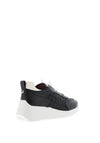 Wonders Eleven Printed Platform Trainers, Black