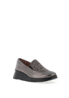 Wonders Harrison Metallic Loafers, Plomo