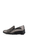 Wonders Harrison Metallic Loafers, Plomo