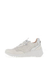Wonders Leather Perforated Detail Trainers, Off White