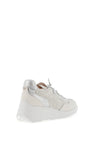 Wonders Leather Perforated Detail Trainers, Off White