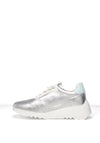 Wonders Wild Platform Wedge Trainers, Silver