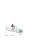 Wonders Wild Platform Wedge Trainers, Silver