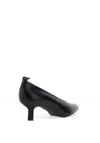 Wonder Hilda Leather Kitten Heel Shoes, Black
