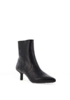 Wonders Talis Leather Kitten Heeled Boots, Black