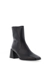 Wonders Mariana Leather Square Heeled Boot, Negro