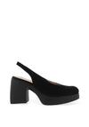 Wonders Naima Slingback Block Heels, Black