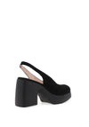 Wonders Naima Slingback Block Heels, Black