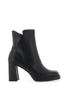 Wonders Santo Leather Heeled Boot, Negro