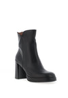Wonders Santo Leather Heeled Boot, Negro