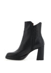 Wonders Santo Leather Heeled Boot, Negro