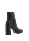 Wonders Santo Leather Heeled Boot, Negro