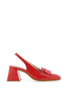 Wonders Rebeca Patent Heeled Loafers, Red
