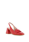 Wonders Rebeca Patent Heeled Loafers, Red