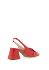 Wonders Rebeca Patent Heeled Loafers, Red