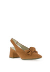Wonders Suede Pointed Heeled Shoe, Sand