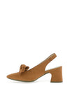 Wonders Suede Pointed Heeled Shoe, Sand
