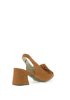 Wonders Suede Pointed Heeled Shoe, Sand