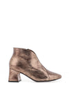 Wonders Eliot Leather Metallic Print Ankle Boots, Gold