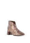 Wonders Eliot Leather Metallic Print Ankle Boots, Gold