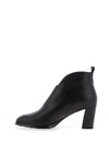 Wonders Flex Patent Croc Leather High Heeled Boots, Black